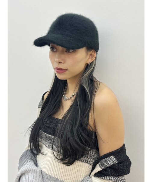 フェイクファーキャップ