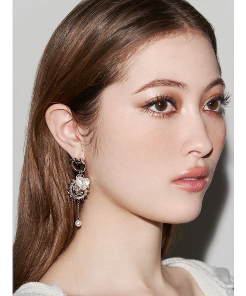 CLEAR HEART SUNNY ピアス