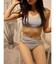 カットアウトラメ Swimwear