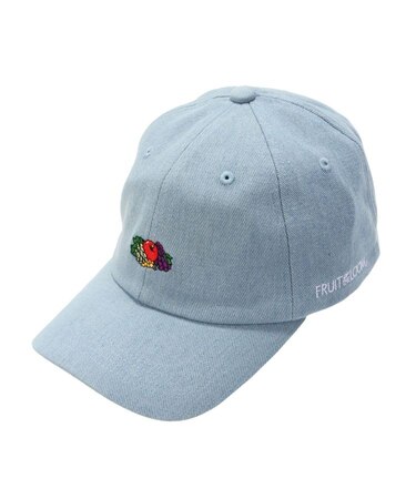 【FRUIT OF THE LOOM】 LOGO EMB デニムLOW CAP