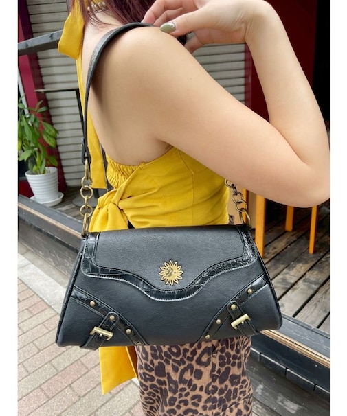 スタッズモチーフアニマルハンドBAG