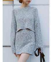 メランジニットセットアップ