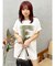 フロントロゴオーバーサイズTシャツ