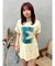 フロントロゴオーバーサイズTシャツ