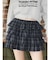 フリルチェックミニスカート