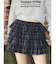 フリルチェックミニスカート