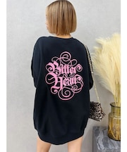 Bitter Heart BIG スウェットトップス