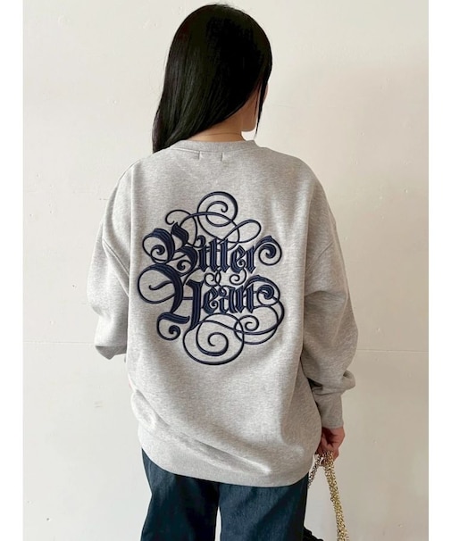 Bitter Heart BIG スウェットトップス