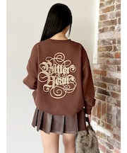 Bitter Heart BIG スウェットトップス