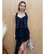 ヴィンテージライクデニムベスト【セットアップ着用可能】