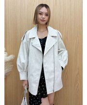 オーバーサイズライダースジャケット