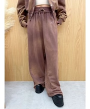 パウダースウェットワイドパンツ【セットアップ着用可能】