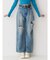 カットアウトワイドデニムパンツ【セットアップ着用可能】