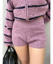 コンパクトニットショートパンツ【セットアップ着用可能】