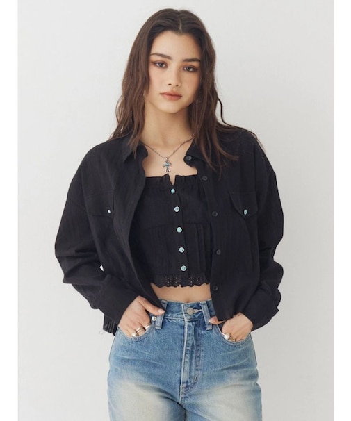 アンサンブルシャツトップス