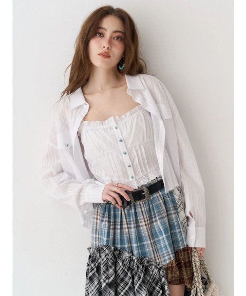 アンサンブルシャツトップス