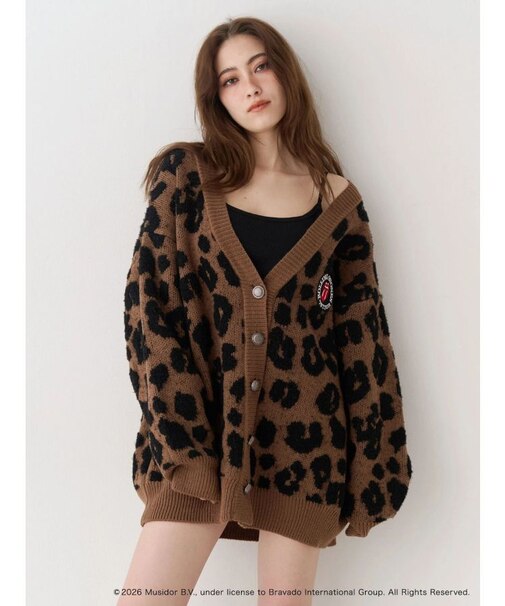 【ザ・ローリング・ストーンズ】Vネックカーディガン