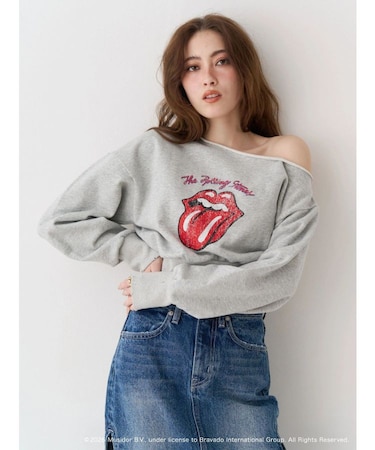 【ザ・ローリング・ストーンズ】ワンショルスウェット