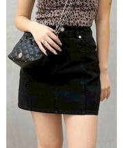 ツイルタイトミニスカート