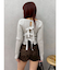2WAYバックリボンニットトップス