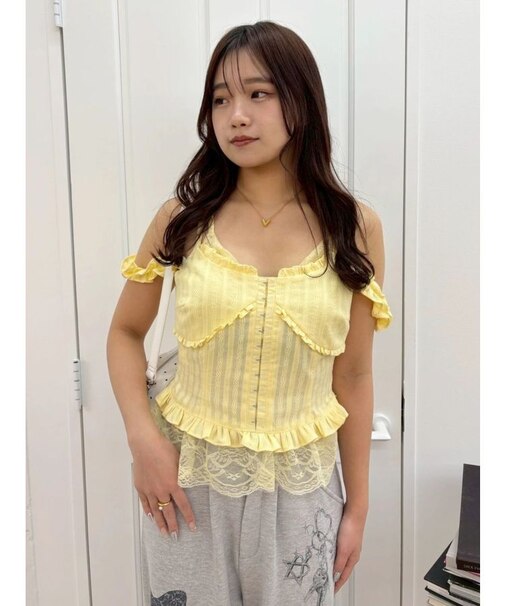 フリルドッキングトップス