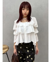 フリルボリュームチュニック