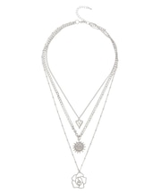 RANDOM CHAIN 3連 ネックレス