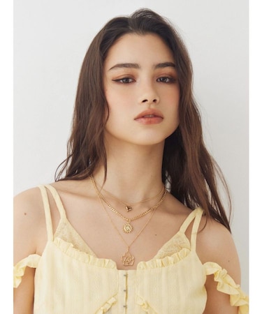 RANDOM CHAIN 3連 ネックレス