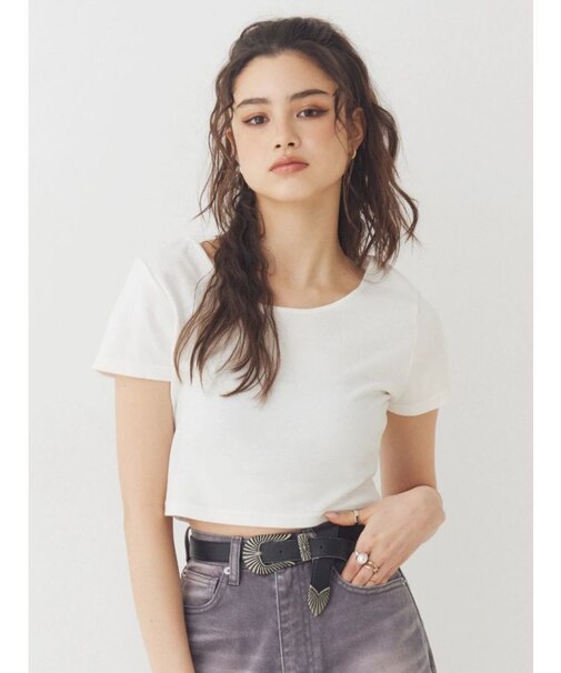 BASICシンプルショートTシャツ