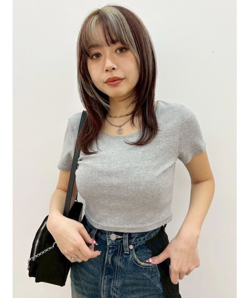 BASICシンプルショートTシャツ