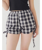 チェックショートパンツ【セットアップ着用可能】