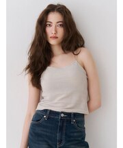 ラメクロップドキャミソール