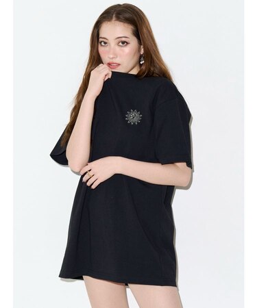 ラインストーングラフィック BIG Tシャツ