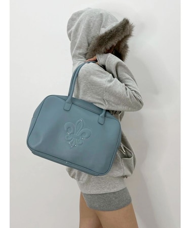 クロスモチーフボストンBAG
