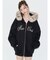 オーバーサイズ ZIP UPフーディー