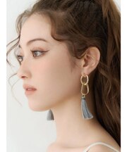 COLOR FRINGE ピアス