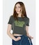 バックオープンクロップドＴシャツ