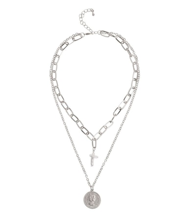 PEARL CROSS MOTIF ネックレス