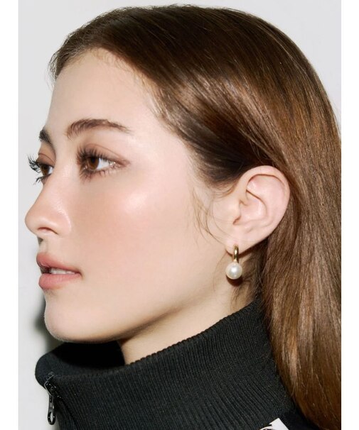 PEARL HOOP ピアス