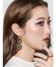 CIRCLE MOTIF SUNNY ピアス
