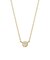 フィオレットセッティング一粒ダイヤモンドネックレス0. 07ｃｔ( YG)