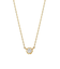 フィオレットセッティング一粒ダイヤモンドネックレス0. 07ｃｔ( YG)