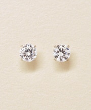 [ セカンドピアス] Ptキュービックピアス( 大)