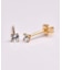 [ セカンドピアス] K18アクアマリンピアス