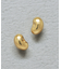 [ セカンドピアス] K18ビーンズピアス