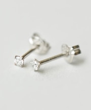 [ セカンドピアス] Ptダイヤモンドピアス0. 08ct