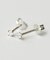 [ セカンドピアス] Ptダイヤモンドピアス0. 08ct
