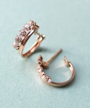 キュービックフープピアス( ＰＧ)