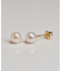 パールワンポイントピアス[ 5mm] ( YG)