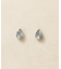 [ セカンドピアス] Ptシズクキラキラカットピアス